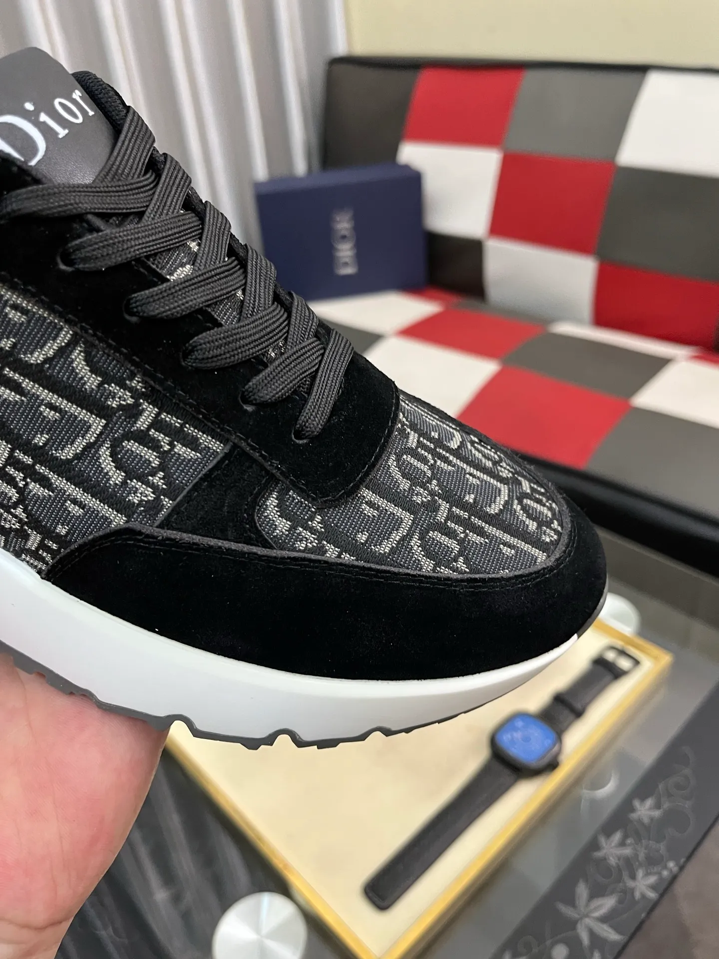 Men's shoes 💰438⌚️⌚️ [Dior] new casual shoes. Exclusive mold-making custom style, the fabric is imported from Italy, and the leather is breathable inside. Exclusively molded and customized outsole is wear-resistant. Counter-level version, perfect matching, on-shoe effect, and exquisite workmanship. Code number: 38-444️⃣Colors available